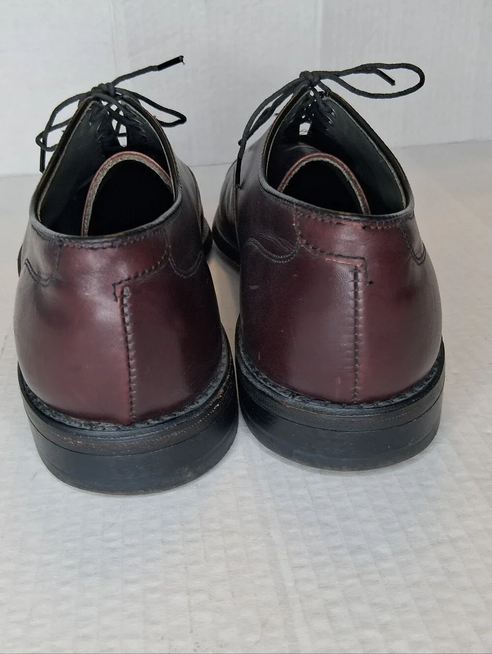 Footjoy Classics Mens Leather Dress Shoe Cap Toe Size 9.5 Style 75383 Burgundy